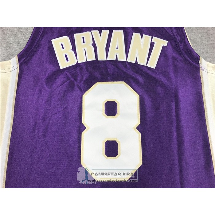 Camiseta Los Angeles Lakers Kobe Bryant Hardwood Classics Hall Of Fame 2020 Violeta